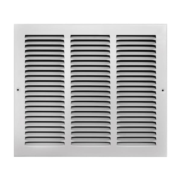 True Aire Tru Aire 14 in. H X 12 in. W 1-Way Powder Coat White Steel Return Air Grille C170 14X12 - main